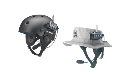 Waterproof real time communication set used by wakeboard legend Shaun Murray.