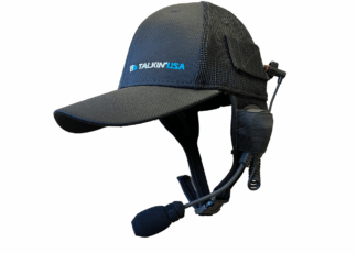 Hat with build in waterproof headphones